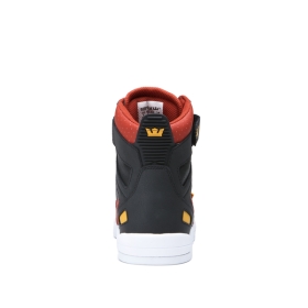 Supra BREAKER Høye Sneakers Dame Svart/Gull/Hvite | NO-22419